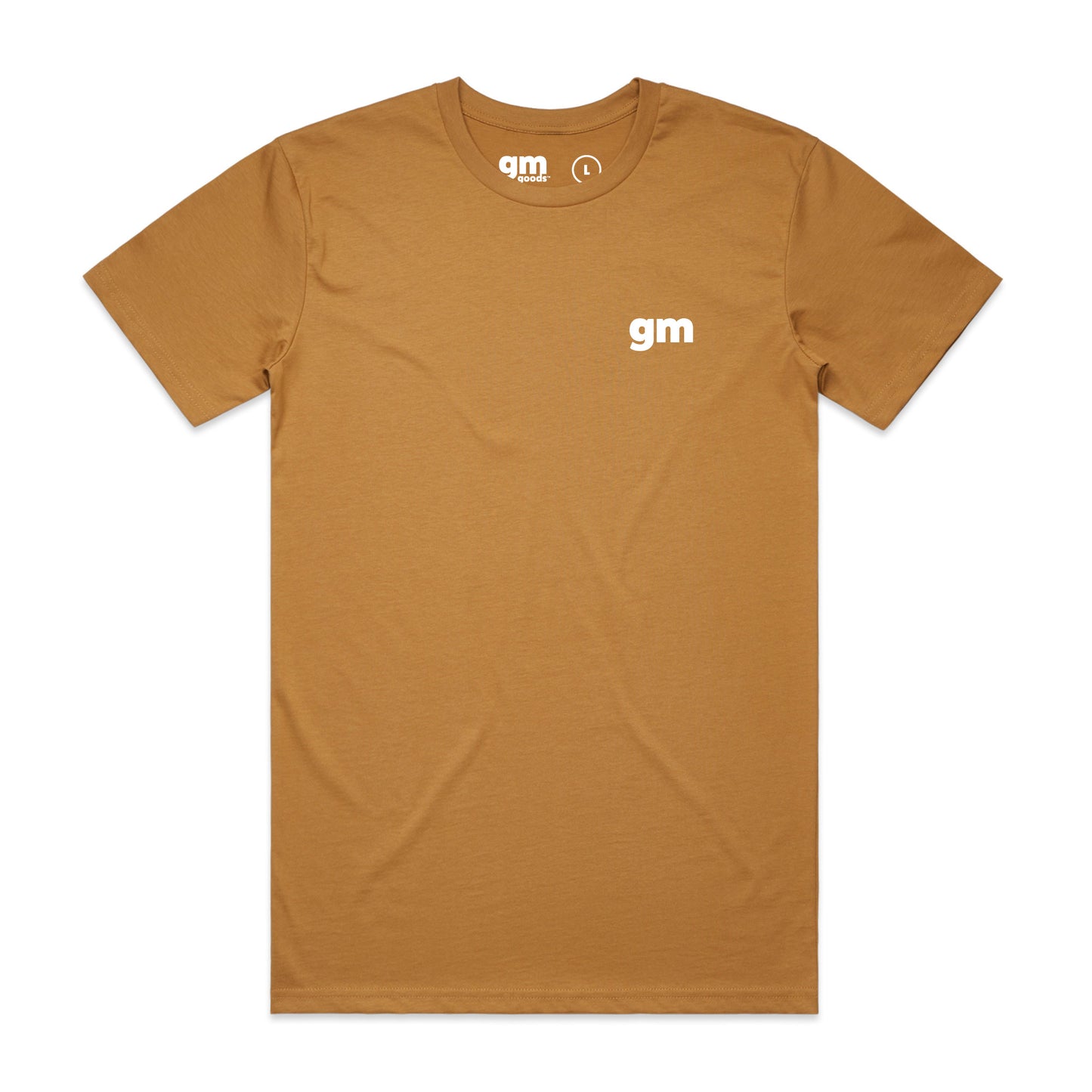 gm tee (unisex camel)